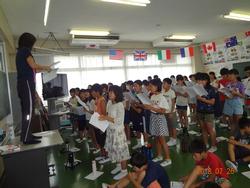 夏休み 合唱練習 鼓笛練習 常総市立石下小学校